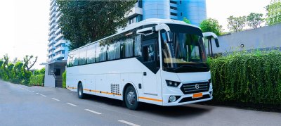 45 seater Volvo Bus rental Jaipur | volvobusrental.com